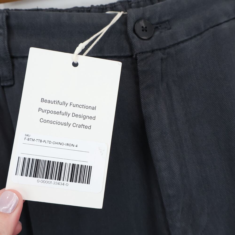 Everlane The Trouser Wide Leg Pant Buttersoft Chino Iron Size 4 NWT - Picture 4 of 9